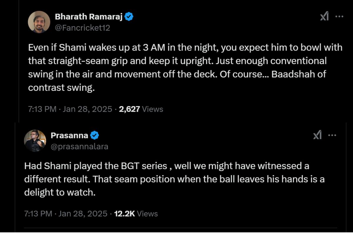 Shami fans