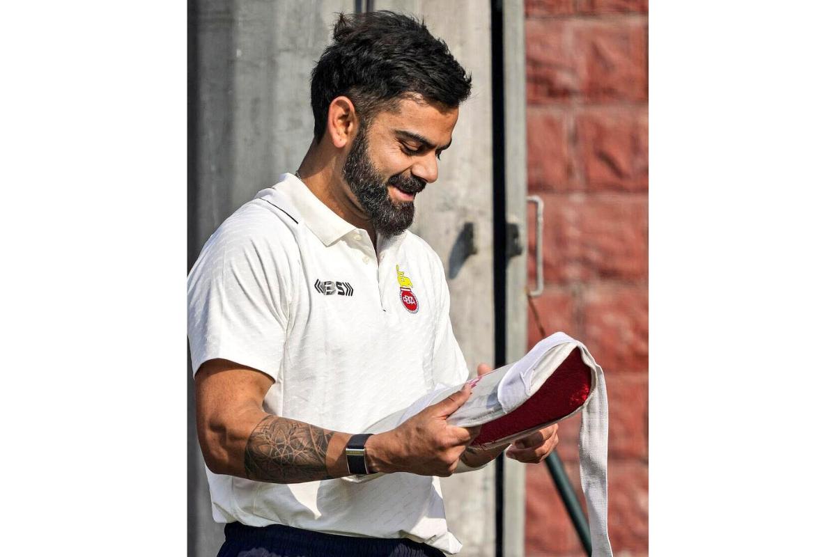 Virat Kohli dons the Delhi Ranji Trophy 