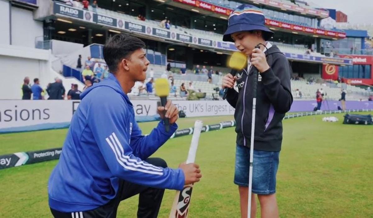 Yashasvi Jaiswal speaks with Ravi