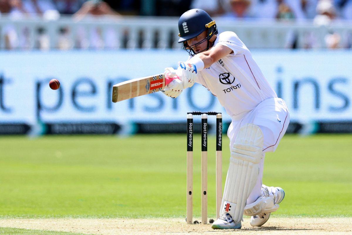 Ollie Pope struggled to get going and scored 44 off 104 balls on Day 1 of the 3rd Test at Lord's on Thursday
