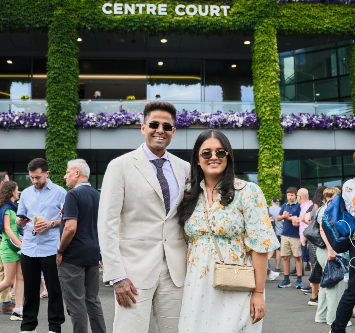 Suryakumar Yadav with Devisha