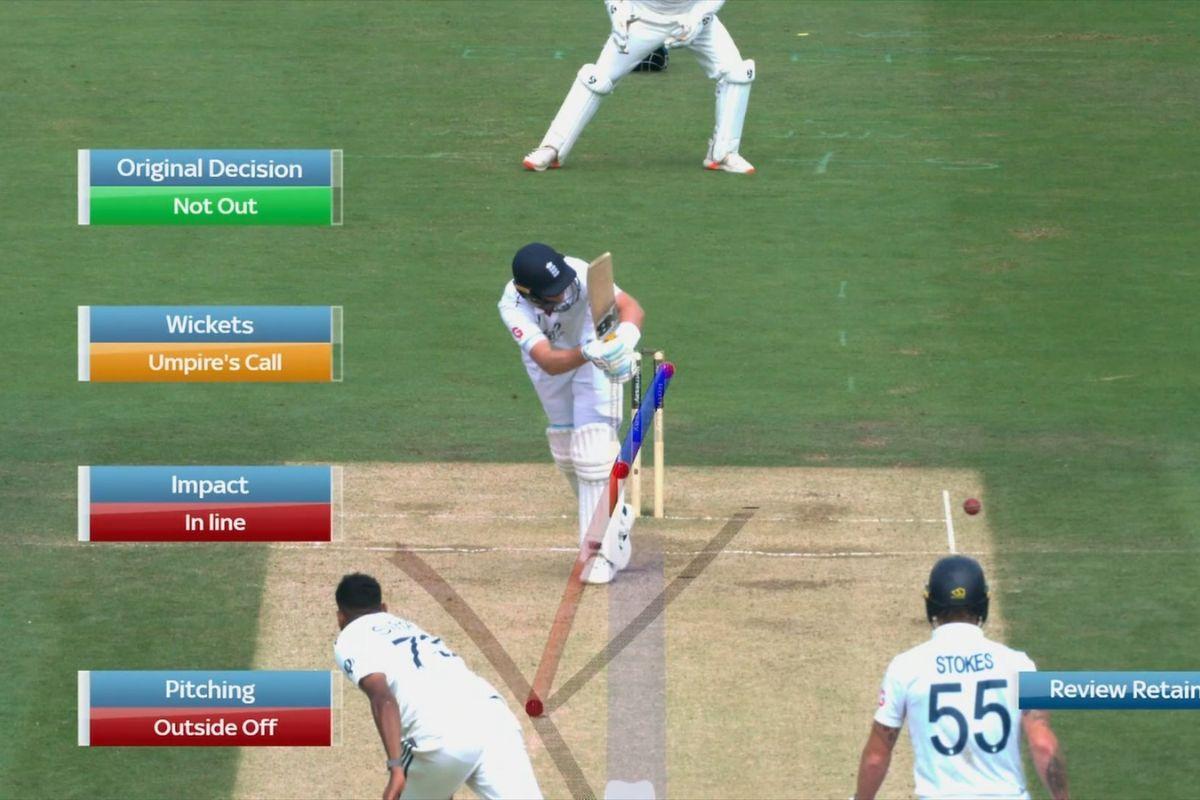 Joe Root got a reprieve after umpire Paul Reiffell gave a LBW decision in favour of the batter. India took the review but the umpire's call gave Root a life.