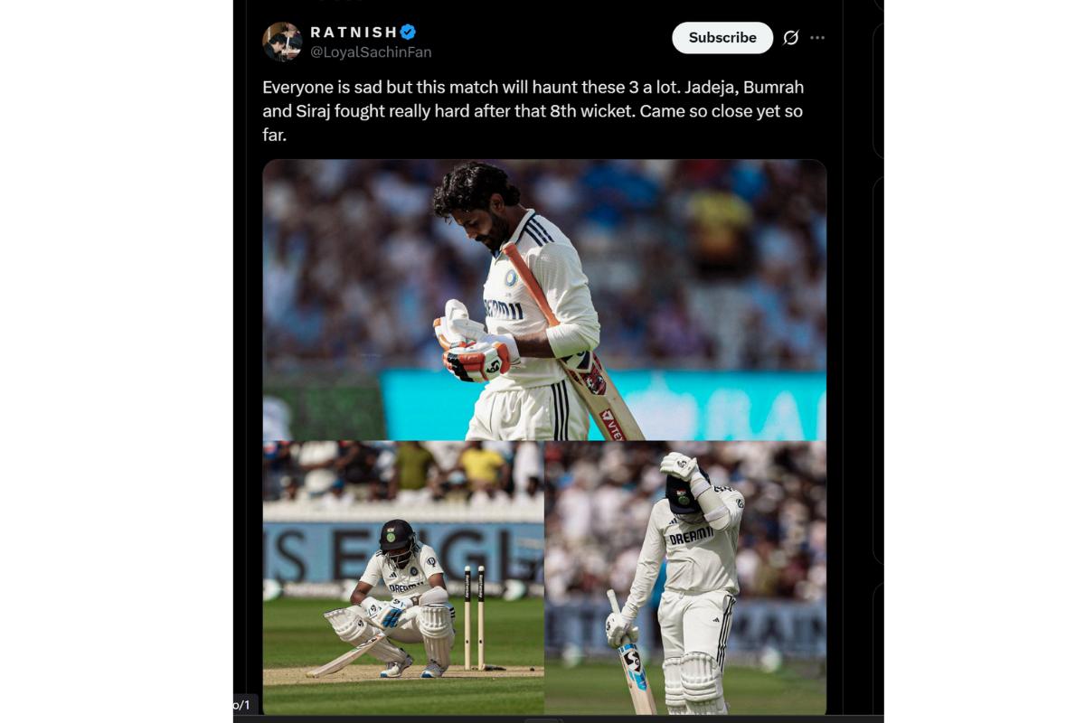 Heartbreak at Lord's
