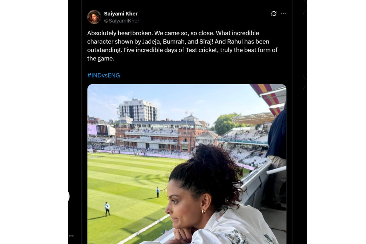 Actress Sayami Kher tweets