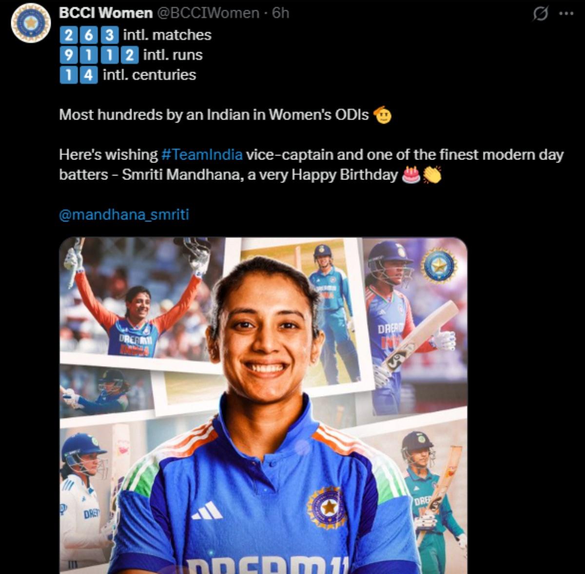 Smriti Mandhana