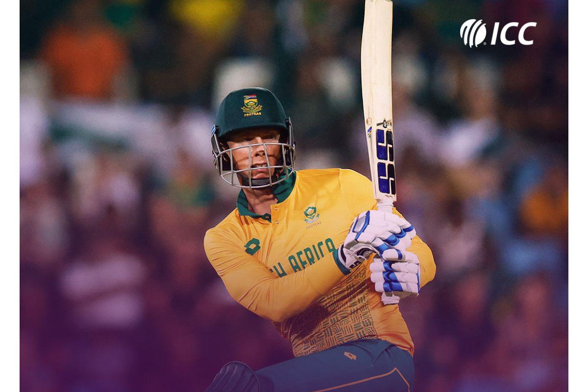 South Africa slipper Rassie van der Dussen scored an unbeaten 52 