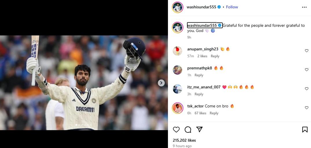 Washington Sundar