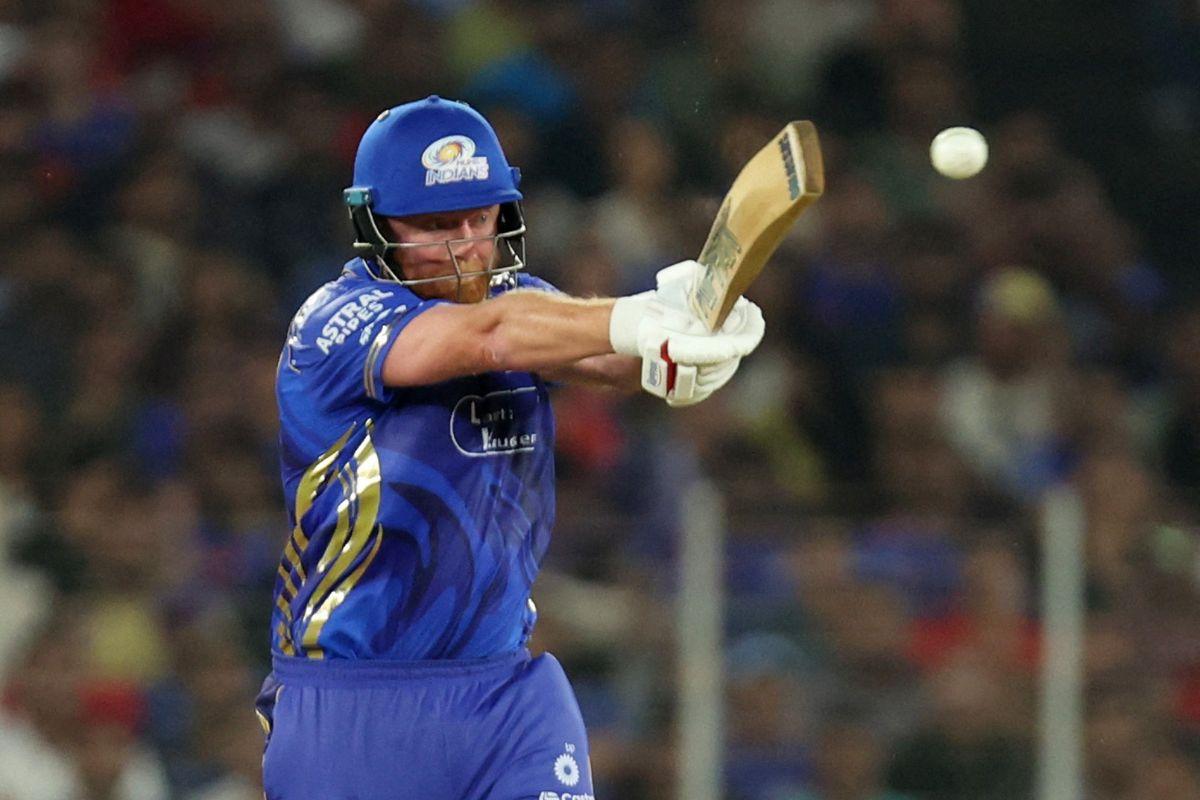 MI opener Jonny Bairstow hammered 38 off just 24 balls 