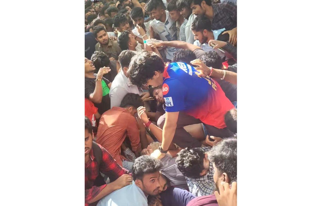 A massive stampede broke out outside the M Chinnaswamy Stadium in Bengaluru on Wednesday, resulting in 11 deaths