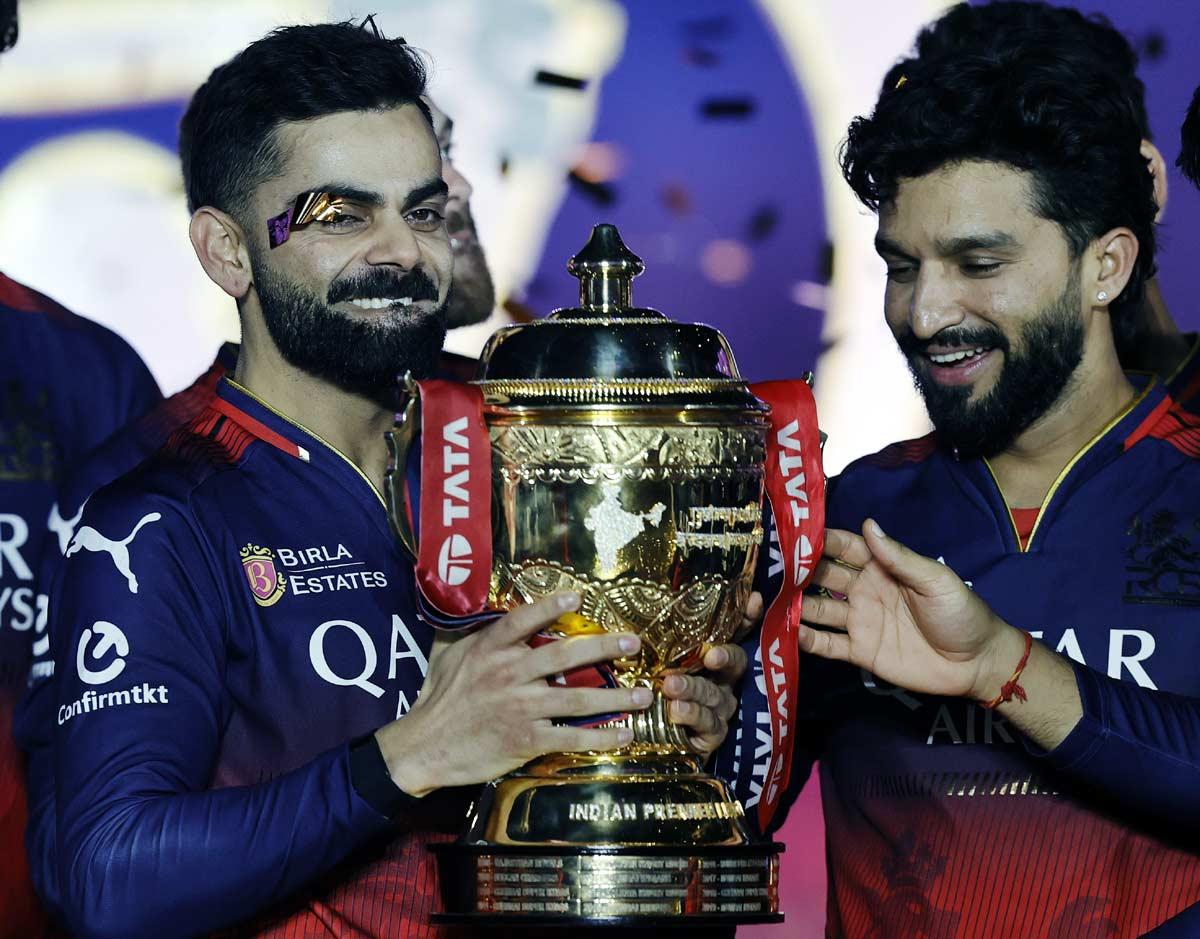 Virat Kohli with Rajat Patidar Virat Kohli with Rajat Patidar