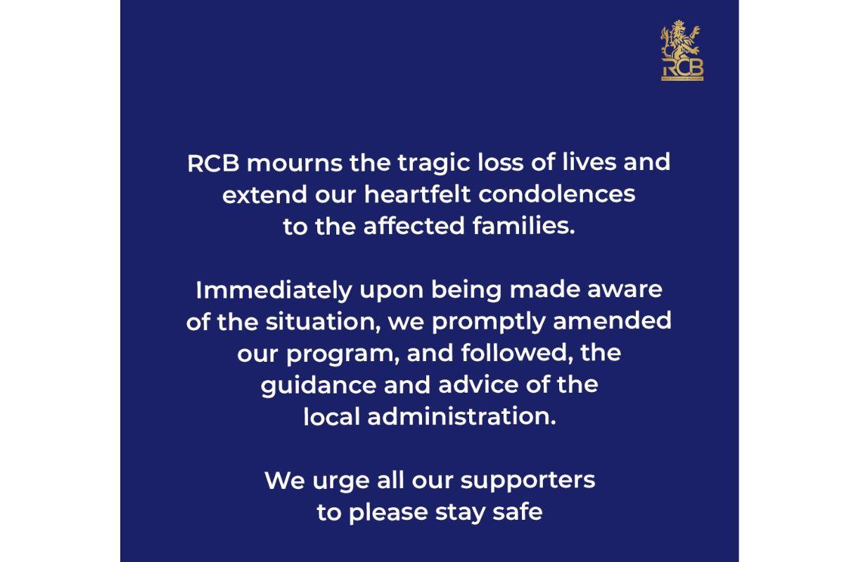 RCB statement