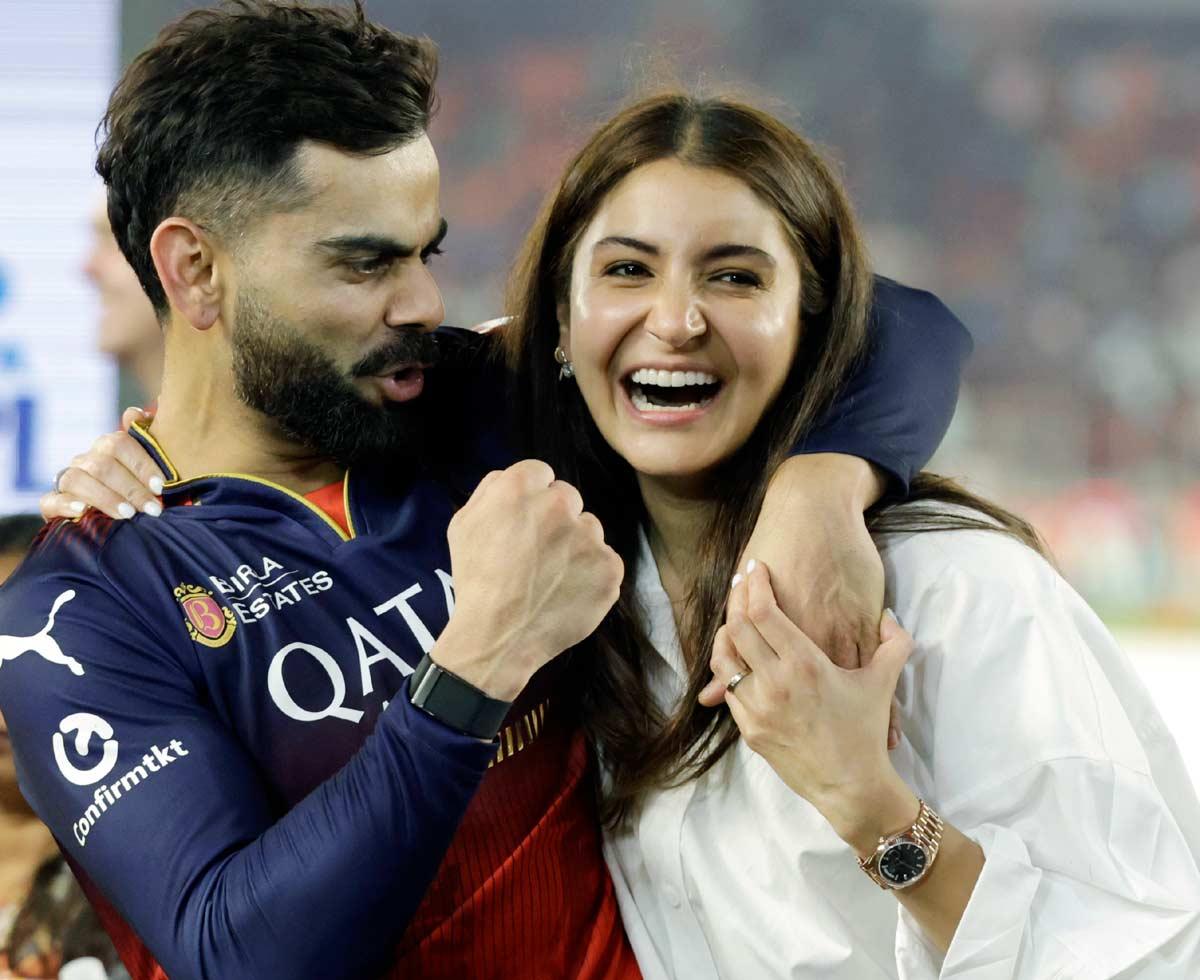 Virat Kohli with Anushka Sharma