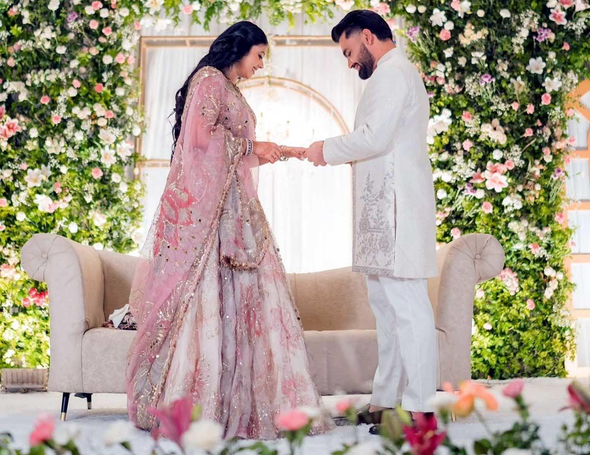 Rinku Singh with Priya Saroj