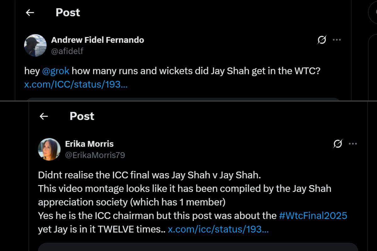 Jay Shah ICC panned