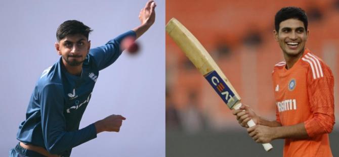 Shubman Gill, Shoaib Bashir Shubman Gill, Shoaib Bashir