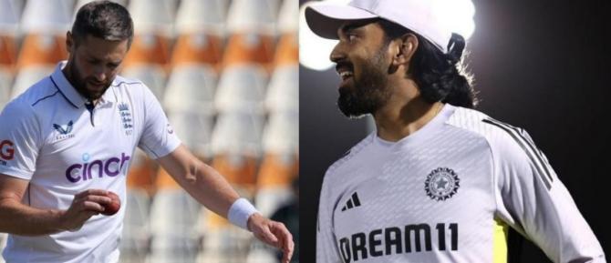 KL Rahul, Chris Woakes KL Rahul, Chris Woakes