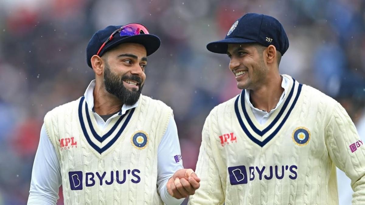 Virat Kohli with Shubman Gill