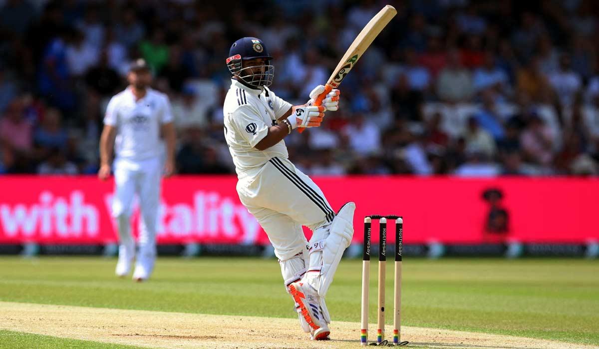 Rishabh Pant scored 134 off 178 balls on Day 2 of the 1st Test in Leeds on Saturday