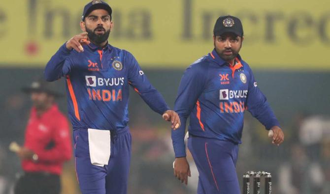 Virat Kohli with Rohit Sharma Virat Kohli with Rohit Sharma