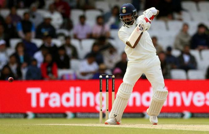 KL Rahul played a composed knock to reach his half-ton before lunch