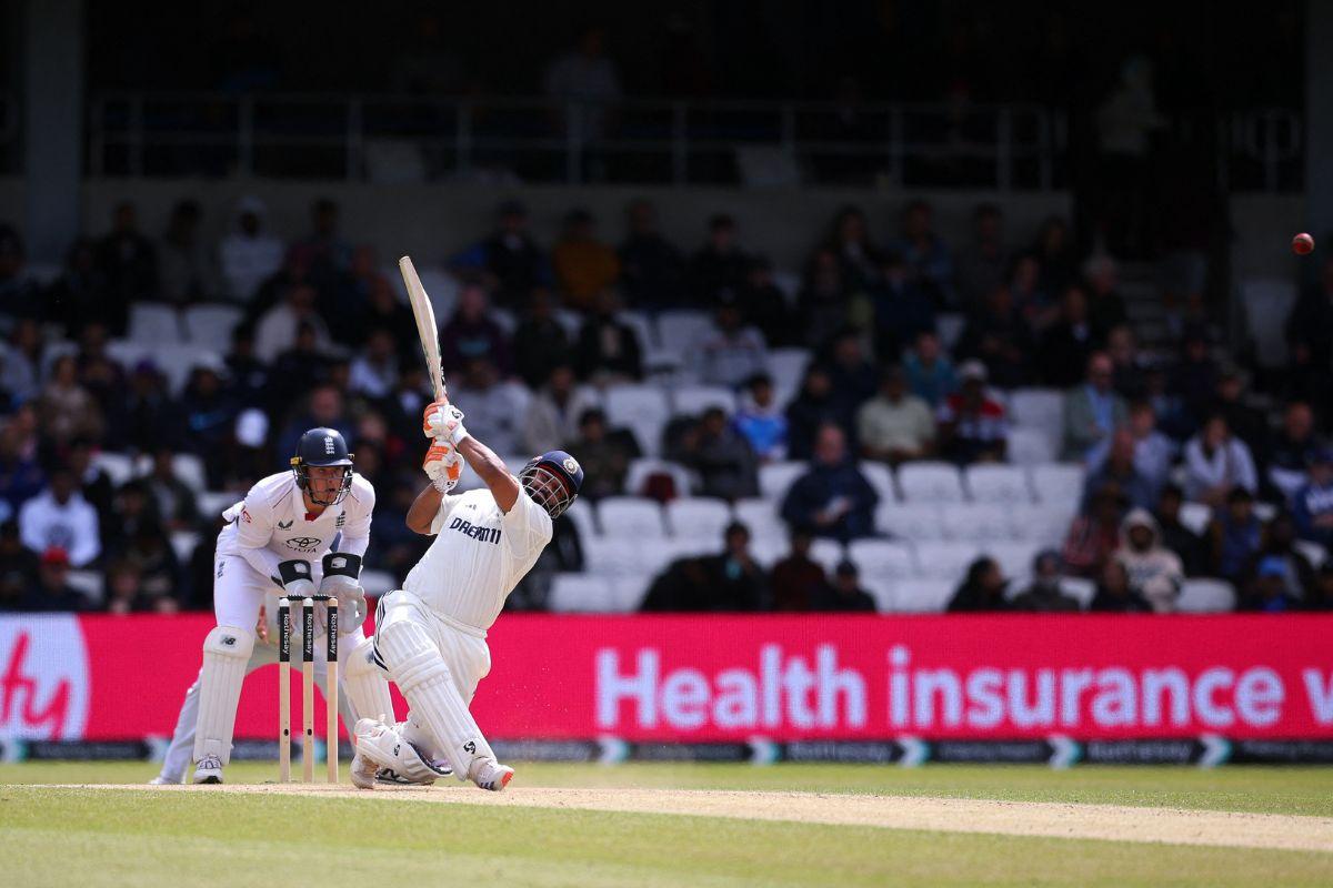 Rishbh Pant played with his signature flamboyance to bring up his 2nd century in the opening Test at Headlingley in Leeds on Monday