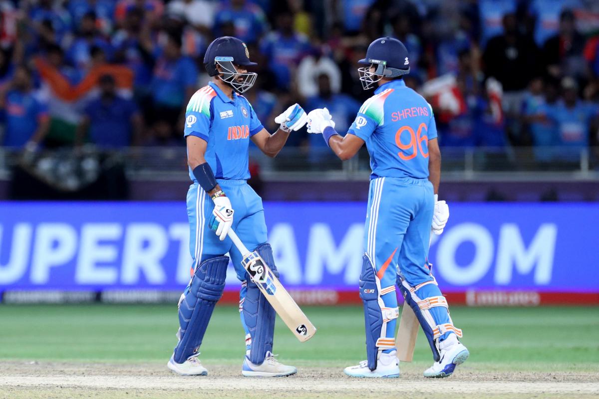 India's Axar Patel and Shreyas Iyer steadied the innings in the middle overs