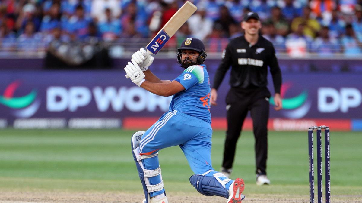 Rohit Sharma took to the attack in the opening ten overs