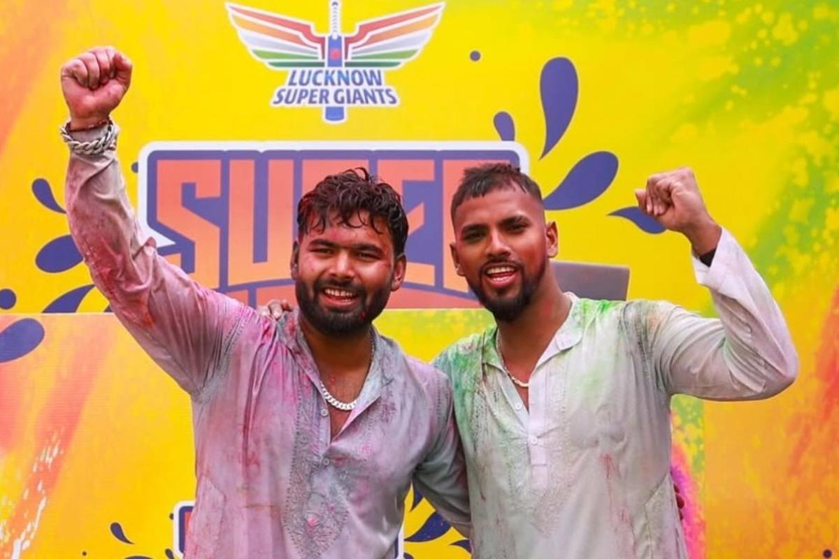 Rishabh Pant and Nicholas Pooran sure know how to live it up