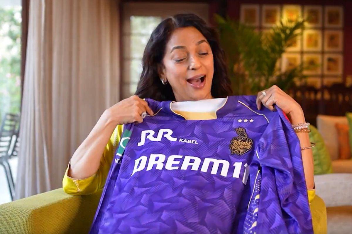 Juhi Chawla and KKR