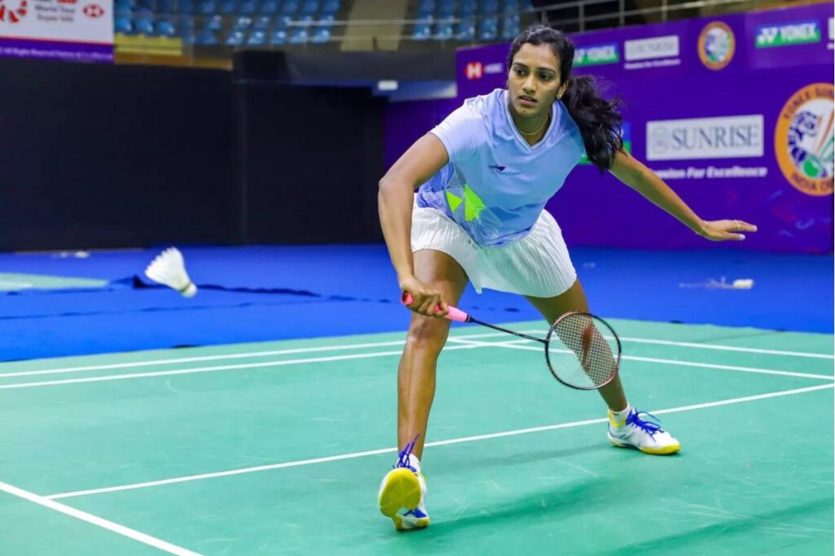 PV Sindhu battled hard but lost in straight games to get knocked out in the opening round of the Swiss Open on Wednesday