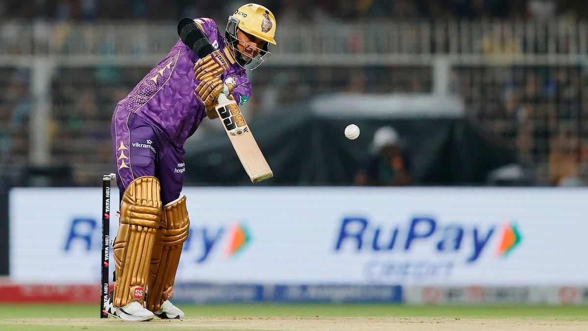 KKR's Sunil Narine bats