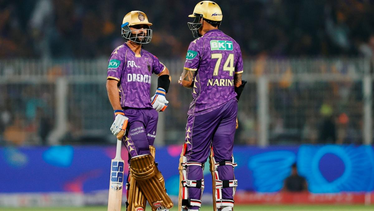 Ajinkya Rahane and Sunil Narine