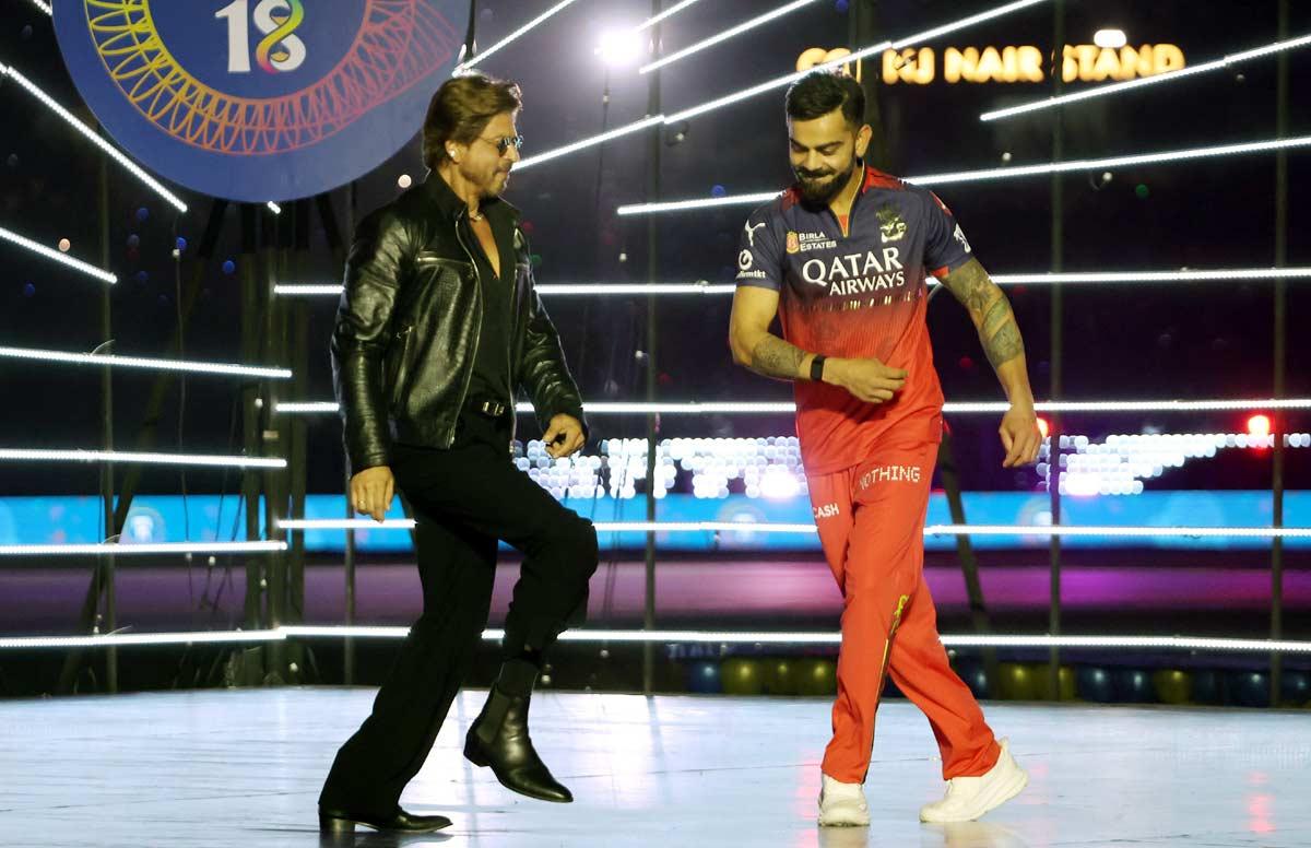 Shah Rukh Khan with Virat Kohli