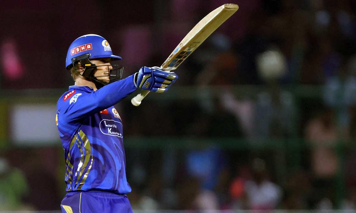 Ryan Rickelton celebrates his fifty