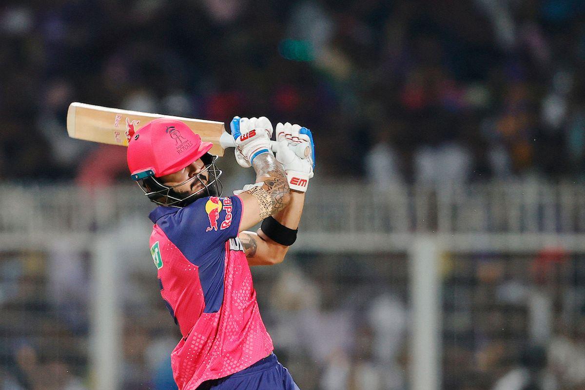 Riyan Parag scored 95 off 45 balls but it was in vain