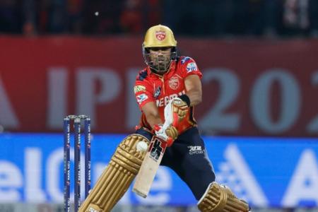 Shashank Singh gets cheeky during his 33-run cameo