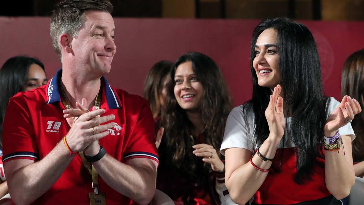 Preity Zinta with husband Gene Goodenough
