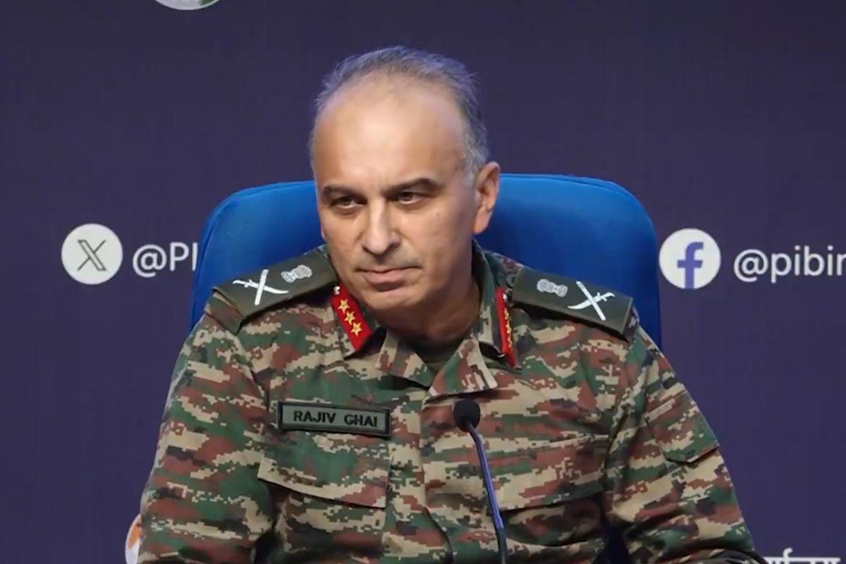 DGMO Lieutenant General Rajiv Ghai