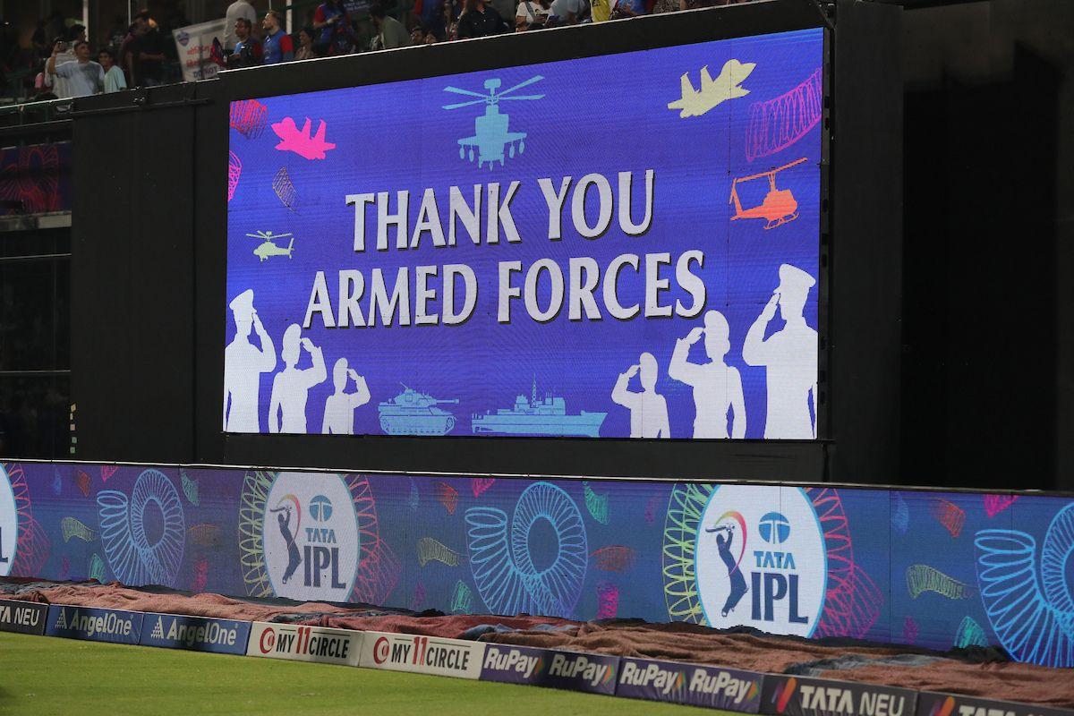 Thanks to armed forces