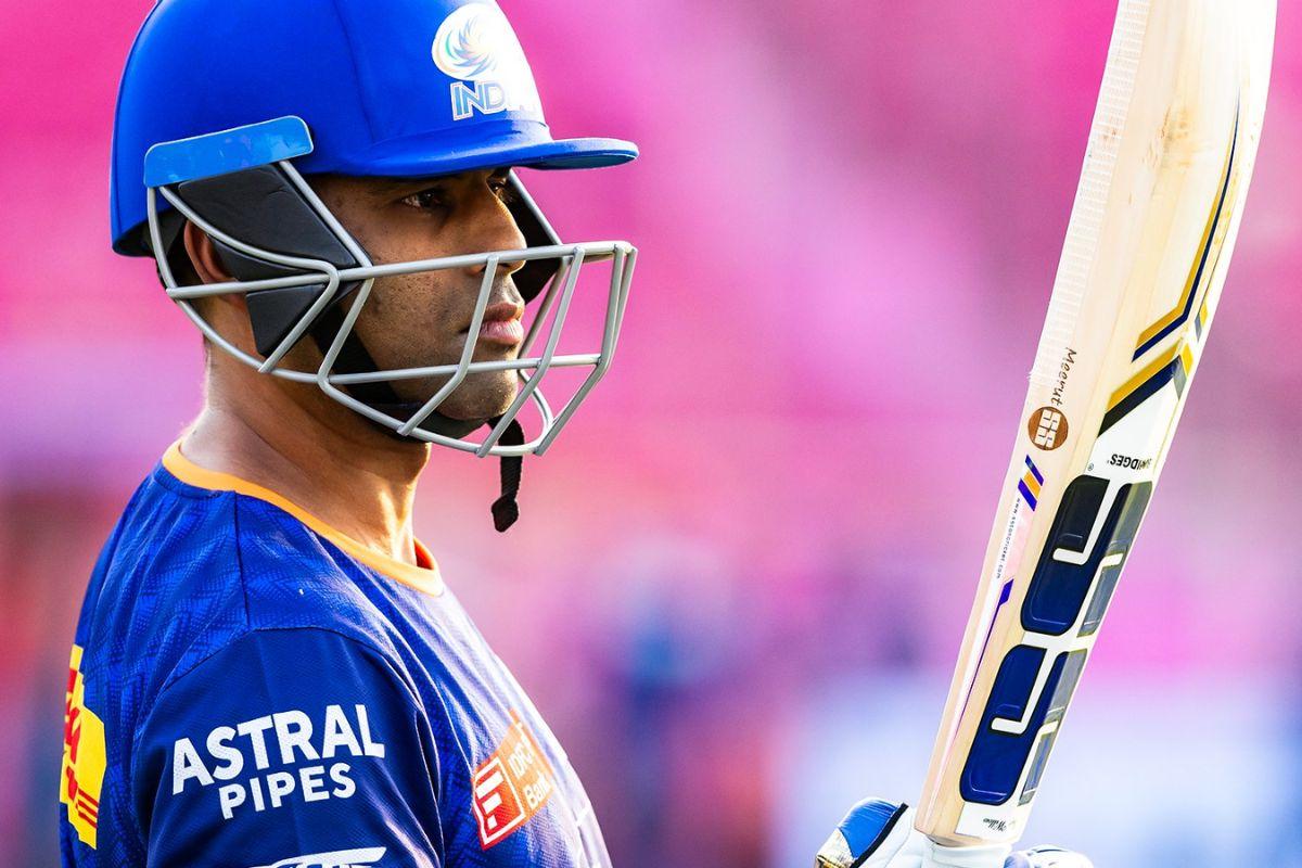 Suryakumar Yadav at a nets session