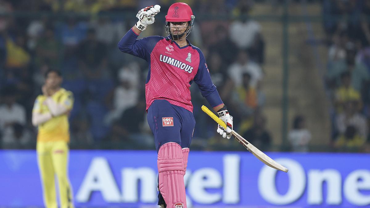 Vaibhav Suryavanshi celebrates his half century