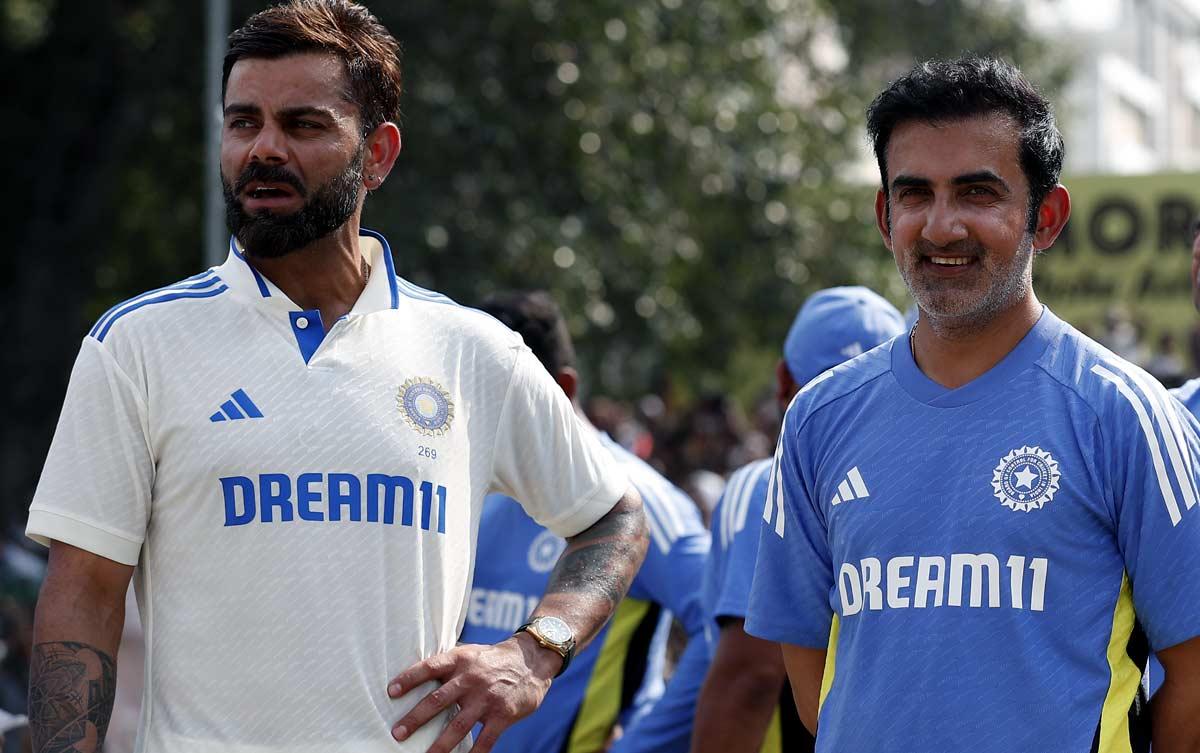 Gautam Gambhir with Virat Kohli