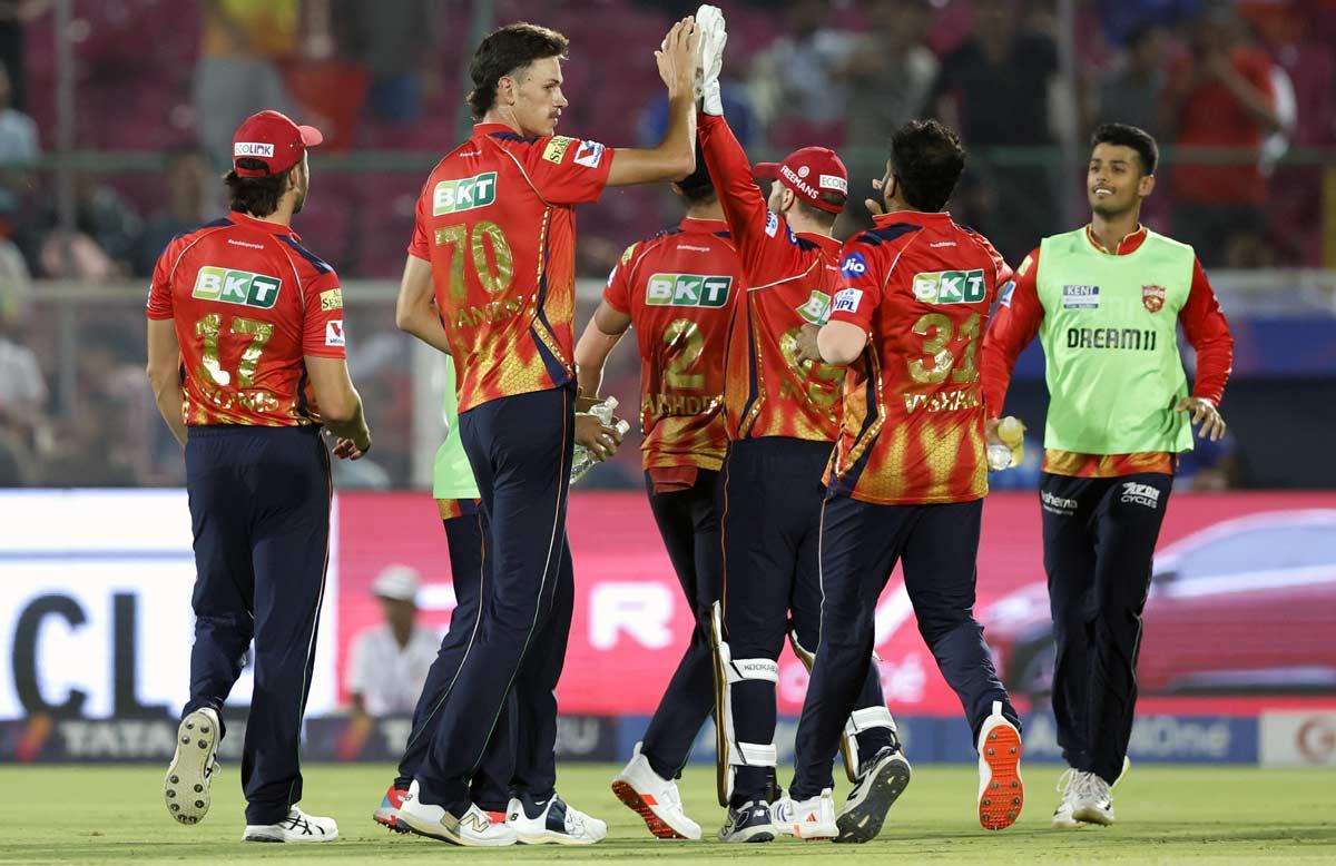 Punjab Kings' players celebrate Punjab Kings' players celebrate