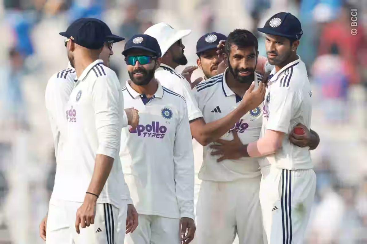 Jasprit Bumrah celebrates a wicket 