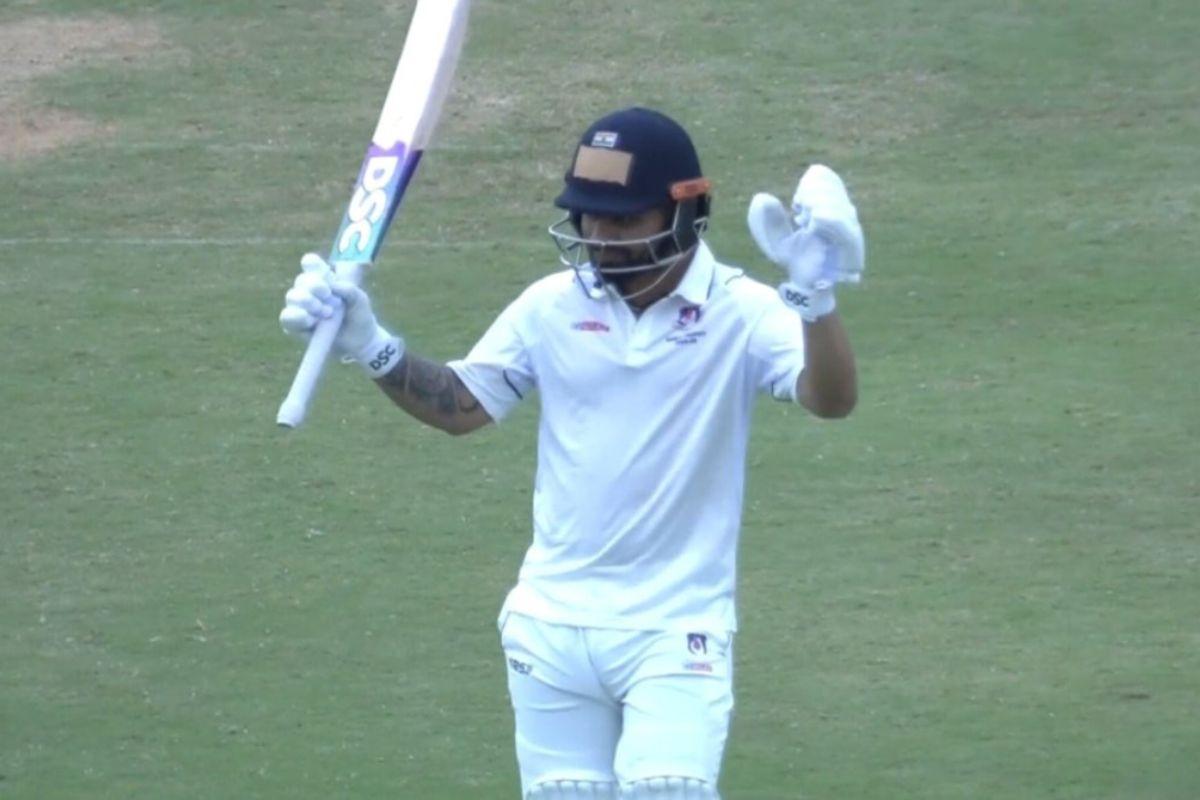 Uttar Pradesh's Rinku Singh hit a Frist Class career-best 176 against Tamil Nadu in Coimbatore on Wednesday