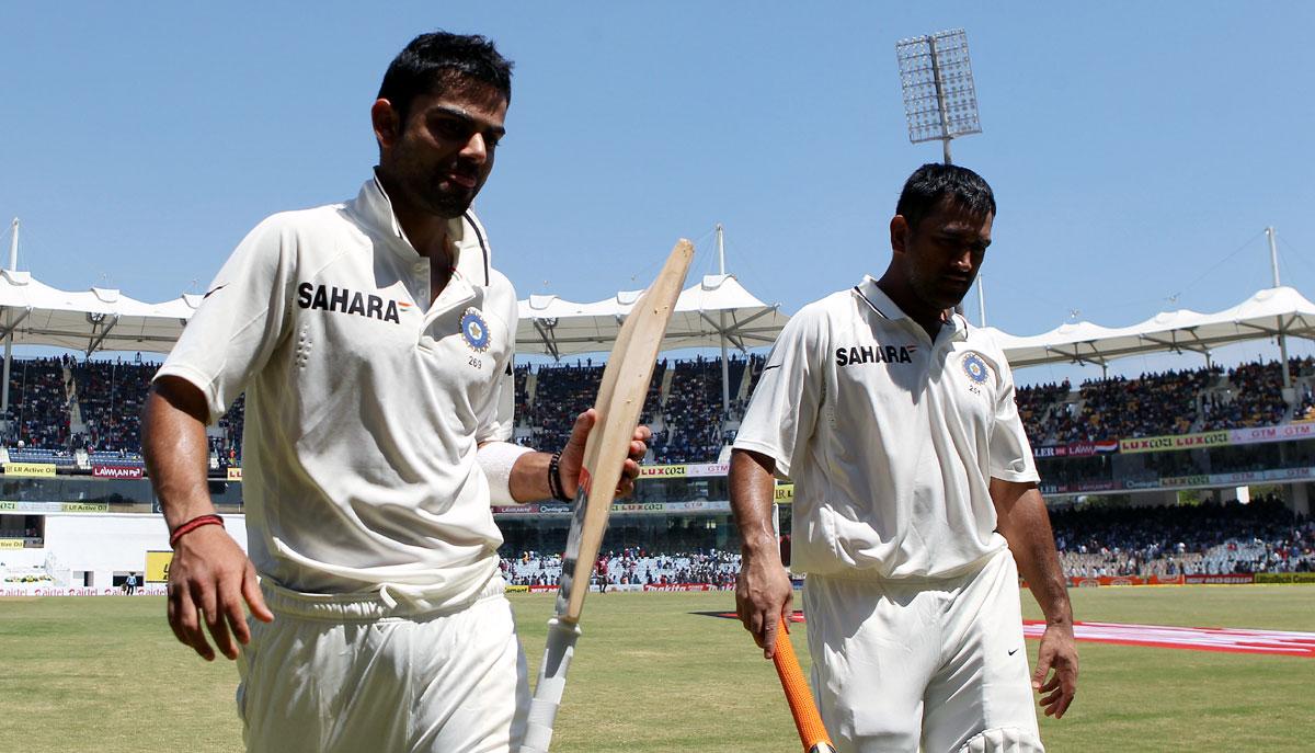 Virat Kohli with Mahendra Singh Dhoni Virat Kohli with Mahendra Singh Dhoni