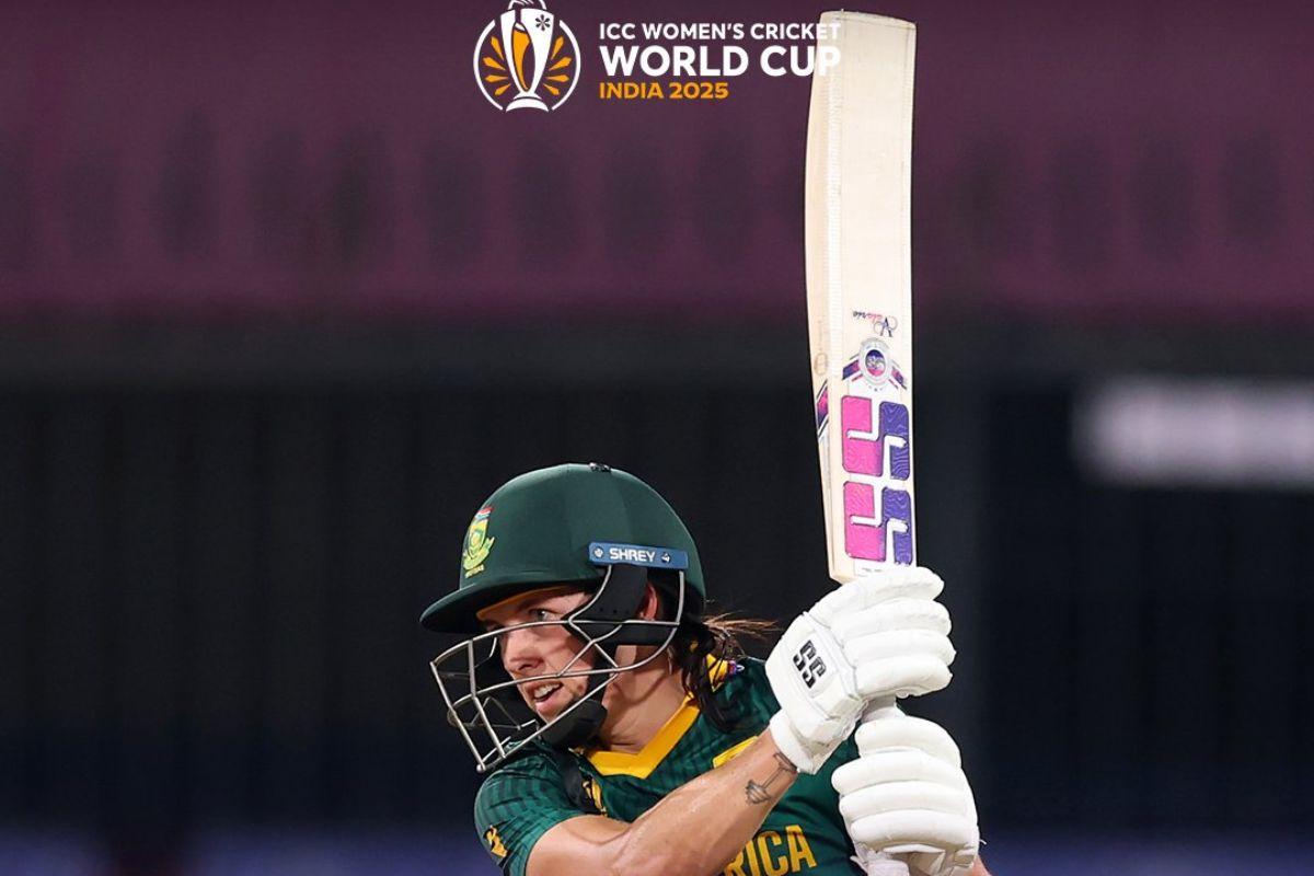 South Africa's Tazmin Brits became the fastest to hit seven ODI hundreds after her ton against New Zealand at the ICC Women's World Cup on Monday