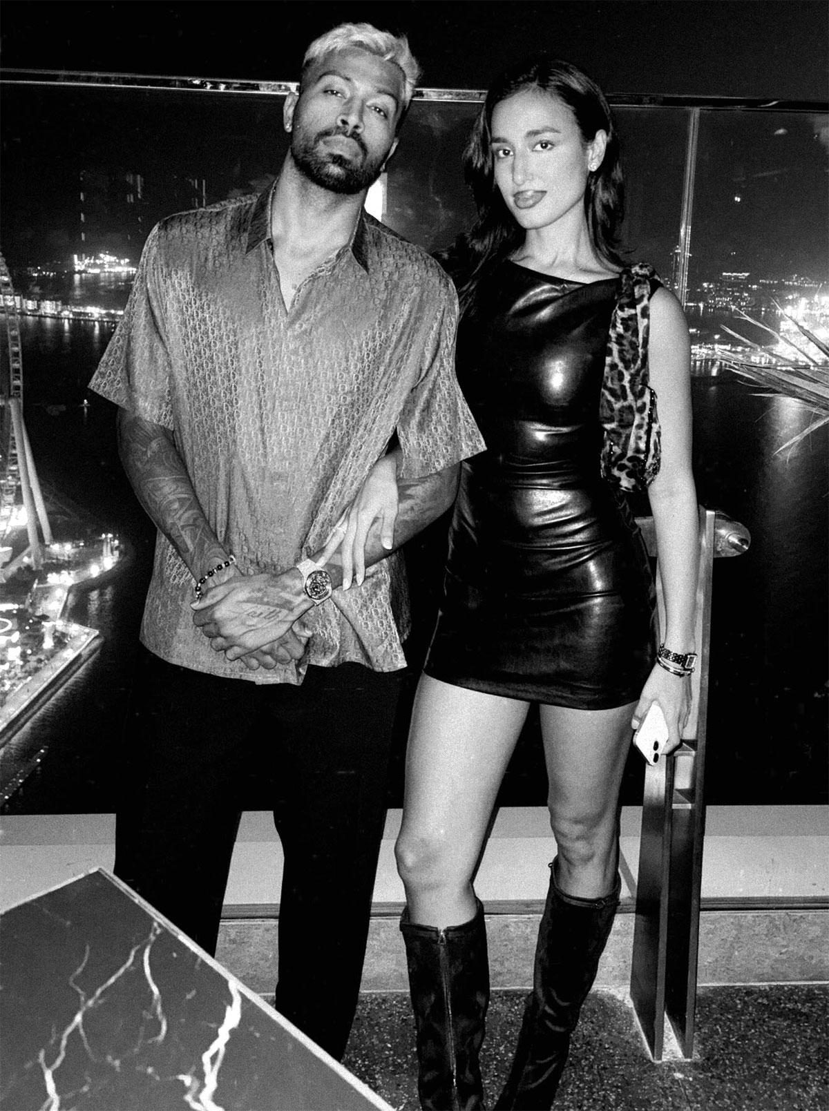 Hardik Pandya with Mahieka