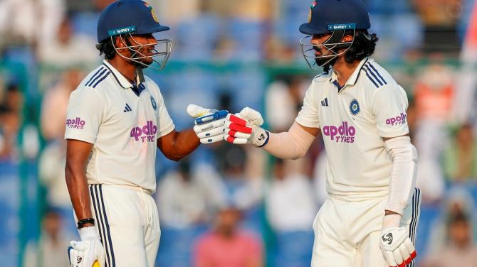 Sai Sudharsan and K L Rahul Sai Sudharsan and K L Rahul