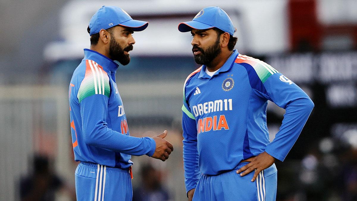 Virat Kohli with Rohit Sharma